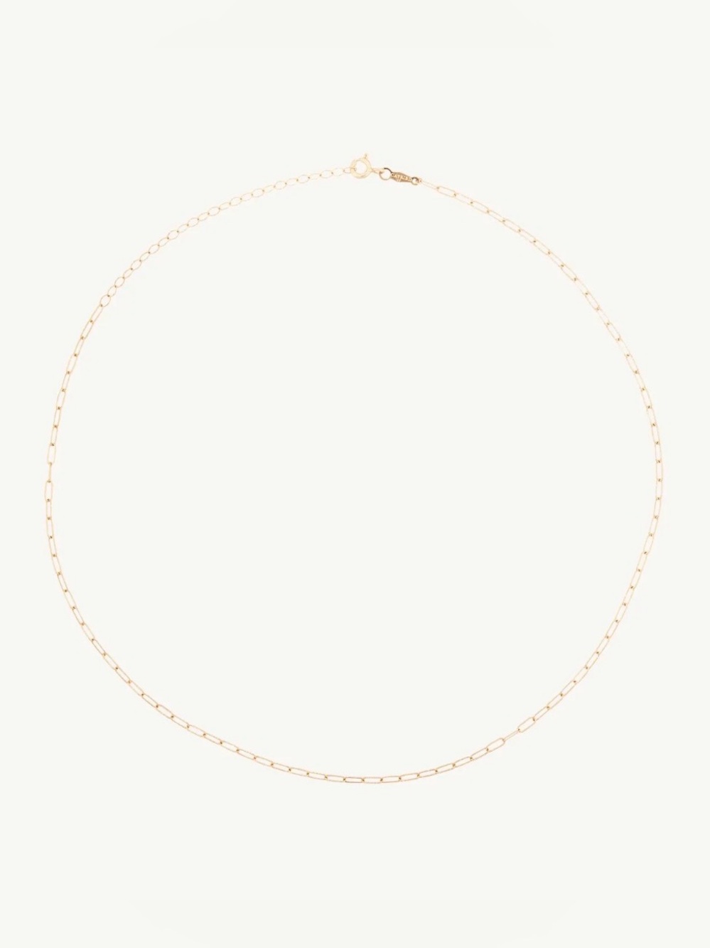 Catbird 14k Yellow Gold ‘1976’ Choker in 12.5” - 15.25”